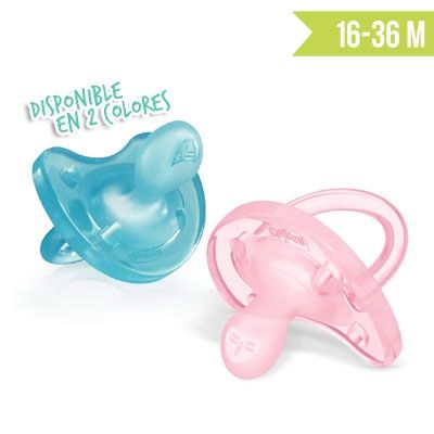 CHICCO CHUPETE SILICONA PHYSIO AIR 0-6M+ ROSA 2UDS