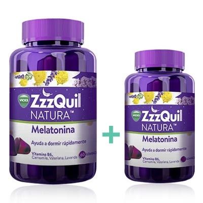 Vicks zzzquil natura melatonina sabor frutos bosque 90 gominolas - Farmacia  en Casa Online