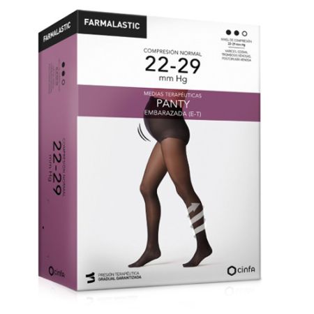 Farmalastic Panty Comp Normal 140 Den Premama Negro T-Med
