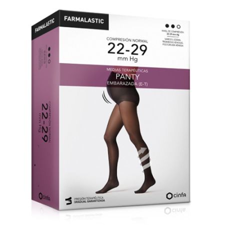 Farmalastic Panty Comp Normal 140 Den Premama Negro T-G