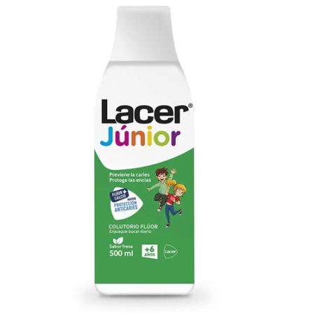 Lacer Junior Colutorio Fluor Diario Sabor Menta 500ml