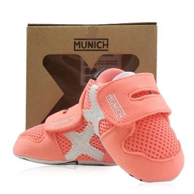 Munich baby zero zapatillas bebe naranja fluor talla 16 Farmacia Casa Online