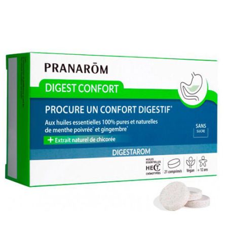 PRANAROM Digest Protect 30 Gélules - Confort Digestif Vegan - Pharma360