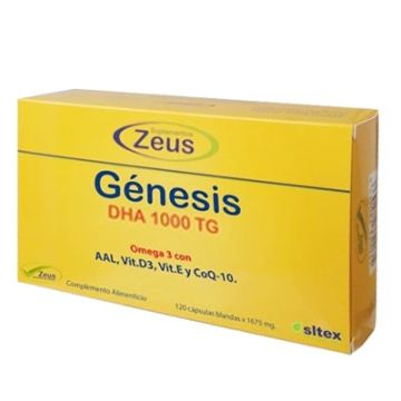 Zeus Genesis DHA 1000 TG Omega 3 60 Capsulas