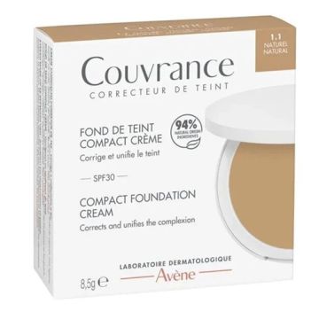 Avene Couvrance Base Maquillaje Crema Compacta 1.1 Natural 8,5gr