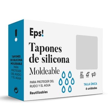 TAPONES OIDOS SILICONA MOLDEABLE MARIES CONFORT 6 UNIDADES