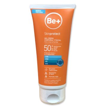 Be+ Skin Protect Gel Crema Corporal y Facial Spf50+ 100ml