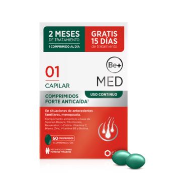 Be+ Med Capilar Comprimidos Forte Anticaida Uso Continuo 60 Comp