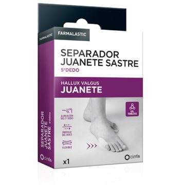 Farmalastic Separador Juanete Sastre 5º Dedo Juanete T-U 1 Ud