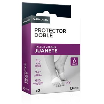 Farmalastic Protector Doble Juanete T-U 2 Uds