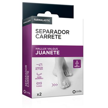 Farmalastic Separador Carrete Juanete T-U 2 Uds