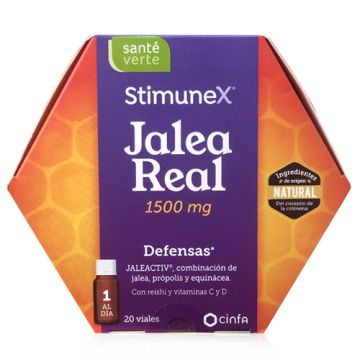 Sante Verte Stimunex Jalea Real 1500mg Defensas 20 Viales