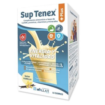 Sup Tenex +Plus Energia y Vitalidad Vainilla 15 Sobres