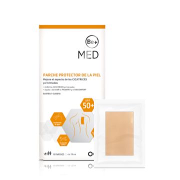 Be+ Med Parche Protector Piel Cicatrices Spf50+ 4x15cm 10 Uds