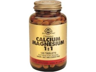 Solgar Calcio / magnesio quelado 1:1. 120 comprimidos