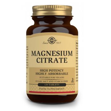 Solgar Citrato de Magnesio 120 Comprimidos