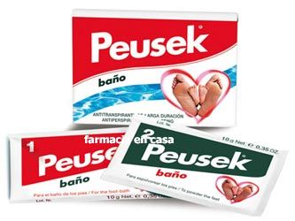 Peusek Baño antitranspirante pies 20 gr