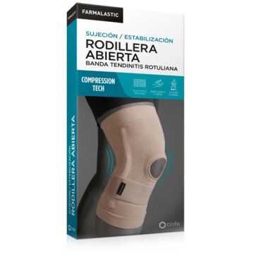 Farmalastic Rodillera Abierta Banda Tendinitis Rotuliana T/P