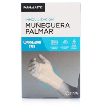 Farmalastic Muñequera Palmar Compression Tech Beige T-P