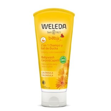 Weleda Champu/Gel de Ducha Bebe Calendula 200ml