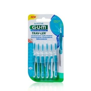 Gum Proxabrush Viaje 1614 Cepillo Interdental Conico 6Uds