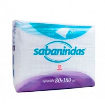 Sabanindas Protector de Cama 80x180 20Uds