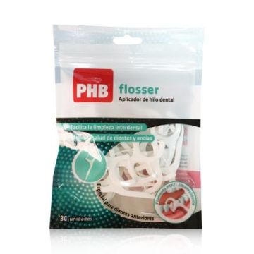 PHB Flosser aplicador de hilo dental 30 uds