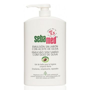 Sebamed Emulsión sin jabón con aceite de oliva 200 ml