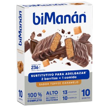 Bimanan Barritas Toffe Caramelo 10Uds