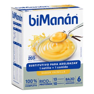 Bimanan Beslim Natillas Vainilla 6 Sobres