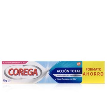 Corega Accion Total Crema Fijadora Protesis Dentales 70gr