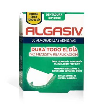 Algasiv Almohadillas Adhesivas Protesis Superior 30 Uds