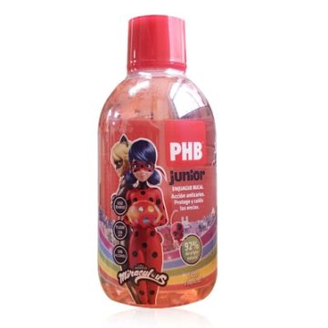 PHB Junior Enjuague Bucal Sabor Fresa 500ml