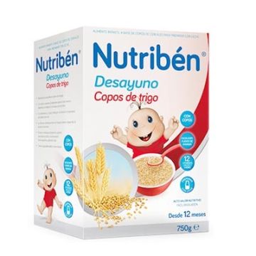 Nutriben Desayuno Copos de Trigo y Frutas 750gr