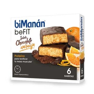 Bimanan Befit Barrita Chocolate Naranja 6 Uds