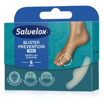 Salvelox Blister Prevention Toes 6Uds