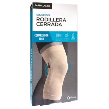 Farmalastic Sujecion Rodillera Cerrada Beige T-P