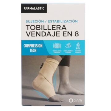 Farmalastic Sujecion/Estabilizacion Tobillera Vendaje en 8 T-P