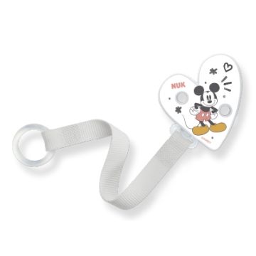 Nuk Cinta Sujeta Chupetes Disney Blanca 1Ud