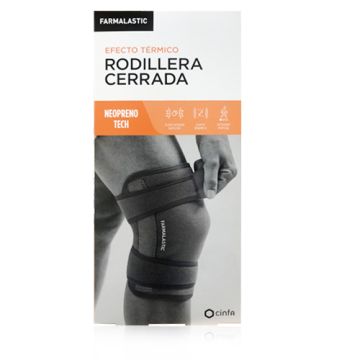 Farmalastic Rodillera Cerrada Efecto Termico Neopreno Tech T-U