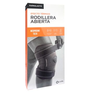 Farmalastic Rodillera Abierta Efecto Termico Neopreno Tech T-U