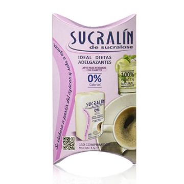 Sucralin de Sucralose Edulcorante Dietas Adelgazantes 150 Comp