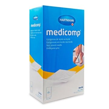 Hartmann Medicomp Gasa Suave sin Tejer 10x20cm 25 Sobres x 2 Uds