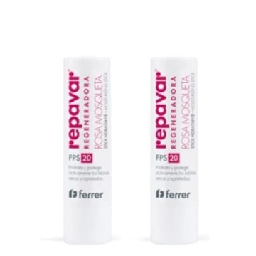 Repavar Regeneradora Stick Labial Hidratante Spf20 Duplo 2x4gr