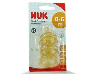 Nuk Tetina látex first choice anticolico orif-m t1 0-6m 3uds