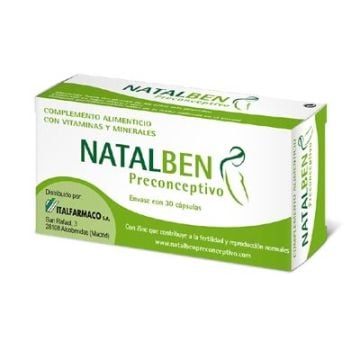 Natalben preconceptivo 30 cápsulas