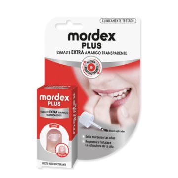 Mordex Plus Esmalte Extra Amargo Transparente 9ml