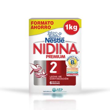 Nidina 2 premium leche de continuación 1kg