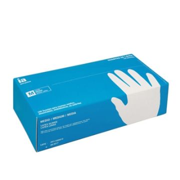 Interapothek Guantes de Latex con Polvo Talla M 100 Uds