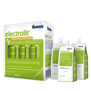 Humana Electrolit Sabor Citrico Sobres 3x250ml